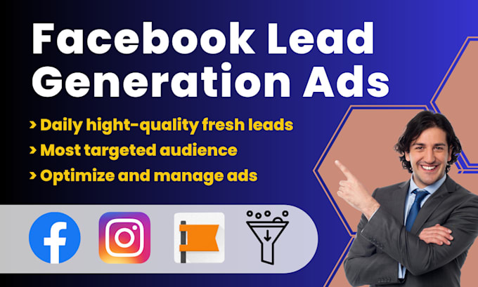 Gig Preview - Setup facebook lead generation ads for your business