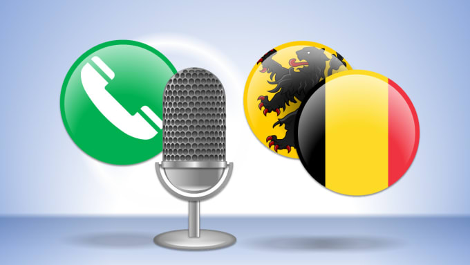 Gig Preview - Record your flemish  IVR voicemail telephone message