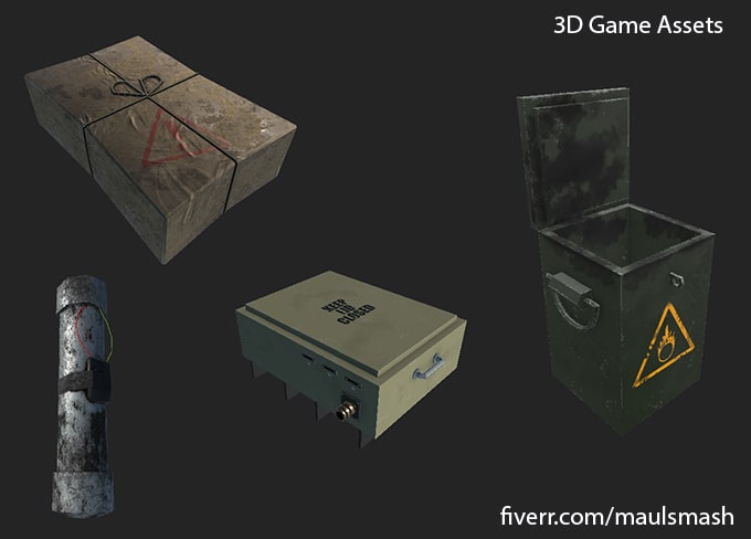 Gig Preview - Model and texture killer 3d game assets