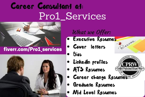 Gig Preview - Provide professional resume writing services