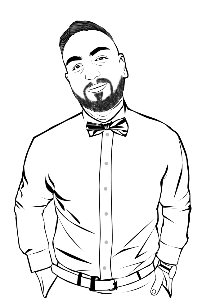 Gig Preview - Do line art illustration of your photo