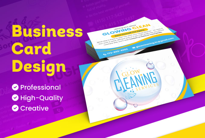 Gig Preview - Design a professional business card for you