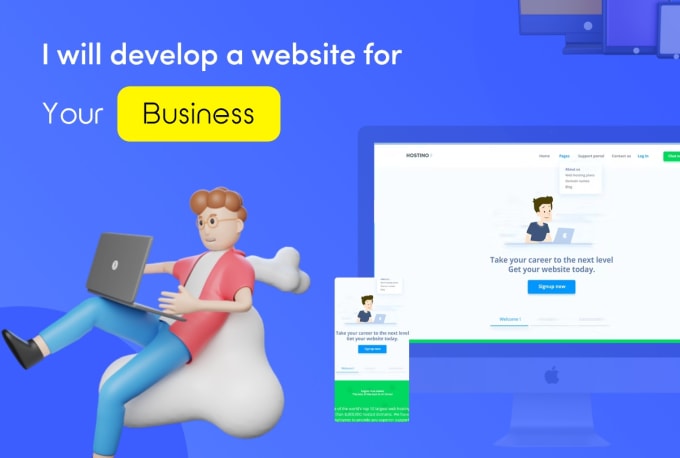 Gig Preview - Develop a website for your business