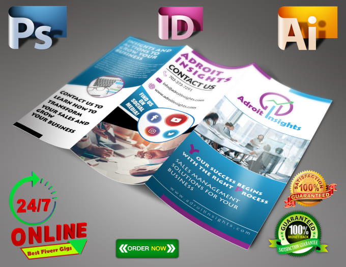 Gig Preview - Design corporate  trifold or tri fold brochure