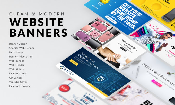 Bestseller - create modern web banners and header design