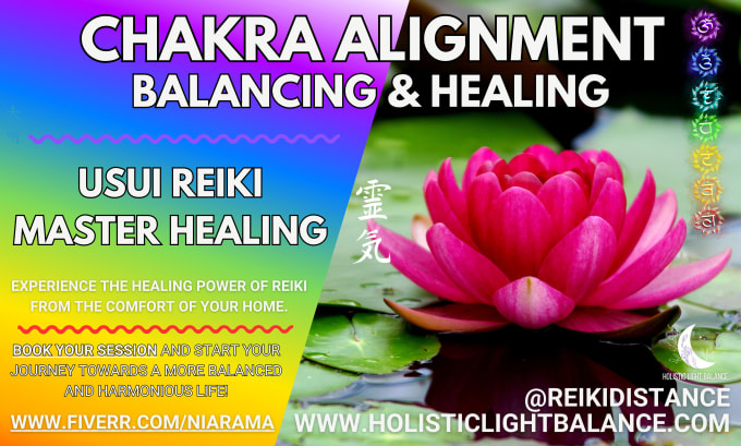 Gig Preview - Do a reiki for chakra alignment balancing and restoration