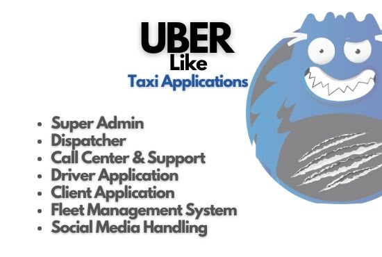 Gig Preview - Develop uber like taxi and food delivery applications