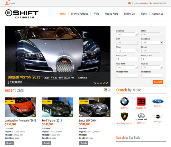 Gig Preview - Build your car directory or car rental website in wordpress