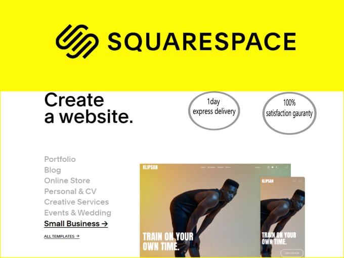 Gig Preview - Develop and design squarespace ecommerce website