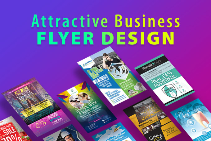 Gig Preview - Create an attractive business flyer design