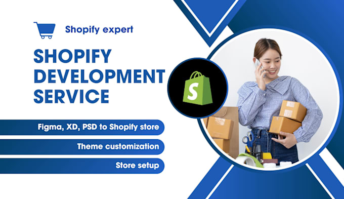 Gig Preview - Build shopify website, redesign shopify store or figma to shopify