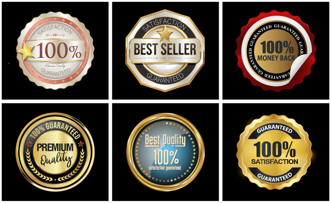 Gig Preview - Design award logo, seal, web badge or certification stamp