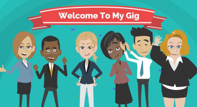 Gig Preview - Create a 2d explainer or sales or whiteboard animation video