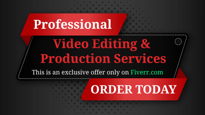 Gig Preview - Do professional video editing video pre and post production