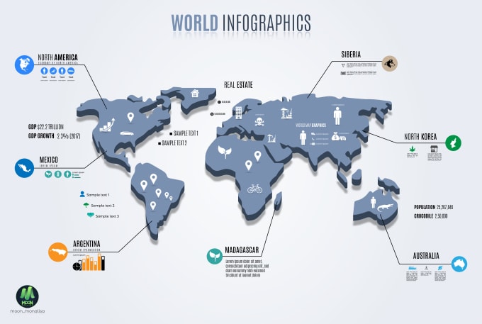 Gig Preview - Create the best infographics map