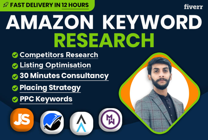 Gig Preview - Amazon keyword research, PPC analysis and competitor analysis