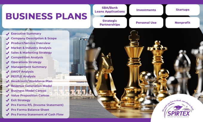 Gig Preview - Prepare a professional business plan