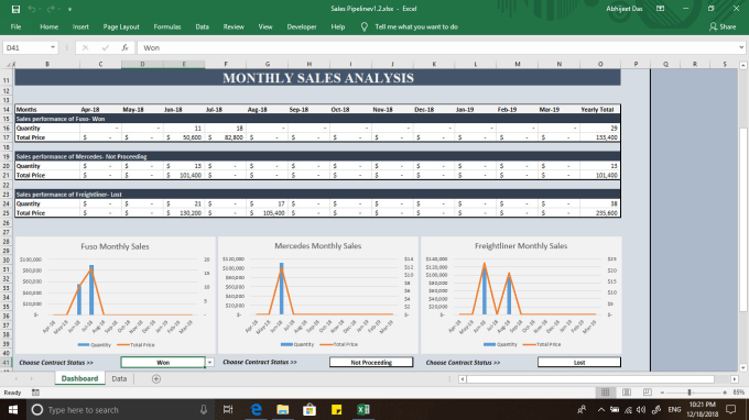 Gig Preview - Build you excel models, reports and dashboards