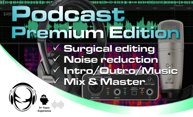 Gig Preview - Do professional surgical podcast editing