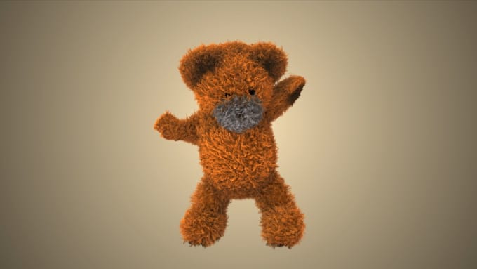 Gig Preview - Create cool teddy bear animated dancing video with your logo