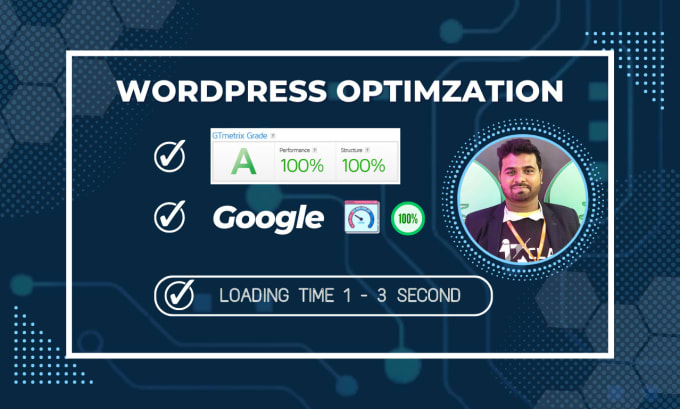 Gig Preview - Do wordpress page speed optimization