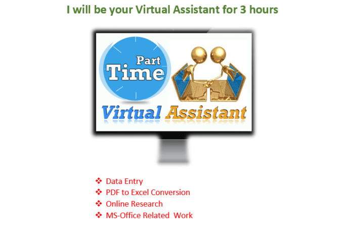 Gig Preview - Be your virtual assistant