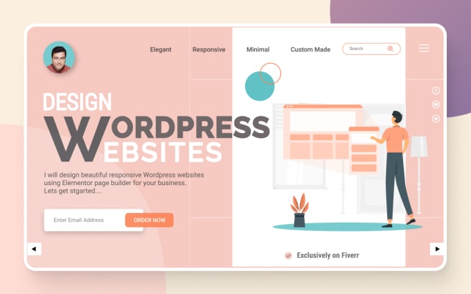 Gig Preview - Design a fully responsive website in wordpress