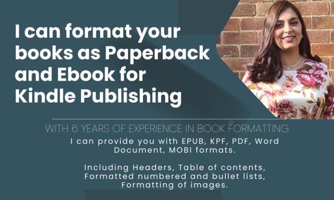 Gig Preview - Format ebooks to epub, kpf, mobi and PDF