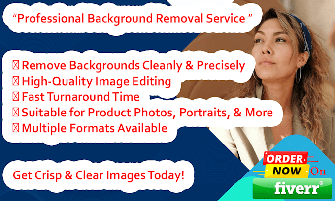 Gig Preview - Remove unlimited image backgrounds with precision and speed