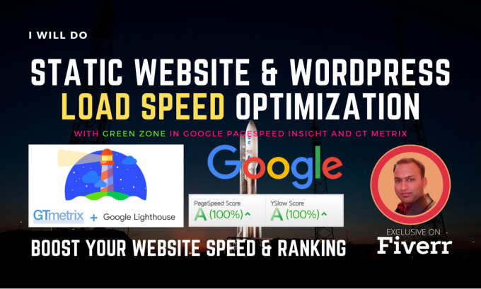 Gig Preview - Speed up wordpress optimization, improve page load time