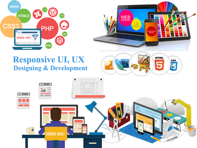 Gig Preview - Design creative ui ux and responsive website in php laravel