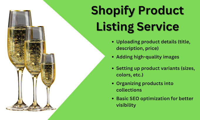 Gig Preview - Do upload shopify product listing and update an inventory