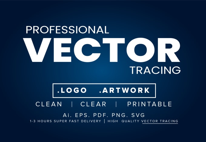 Gig Preview - Vectorize logo, redraw or recreate image to vector, clean up image quickly