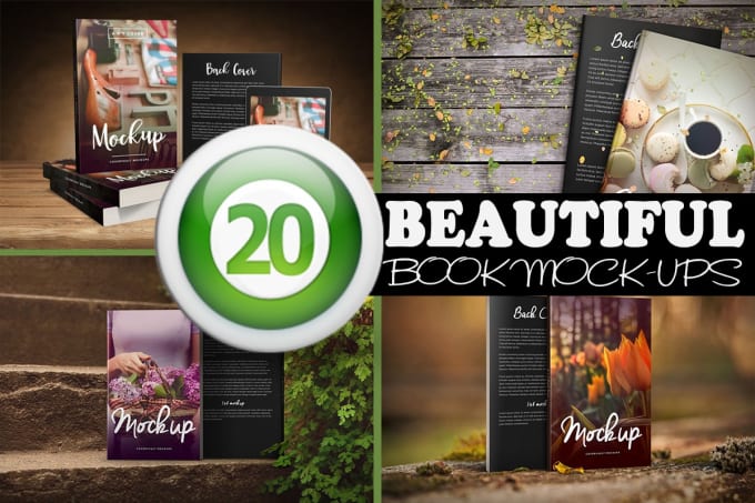 Gig Preview - Transform your design to an awesome 3d book mock up