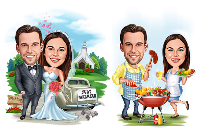 Bestseller - make cartoons caricature unique from your photo