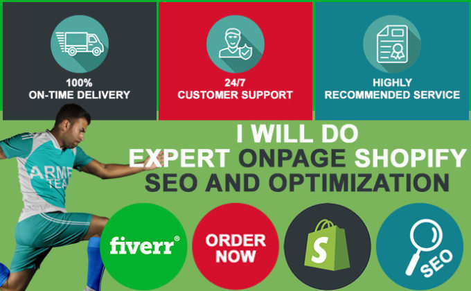 Gig Preview - Do expert onpage shopify SEO and optimization