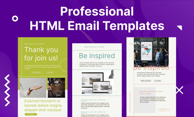 Gig Preview - Create a custom HTML email template for effective campaigns