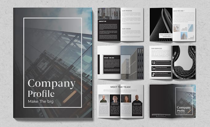 Bestseller - design or redesign brochure,company profile,  booklet,catalog