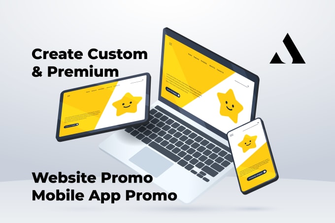 Gig Preview - Make custom mobile app promo and website preview video