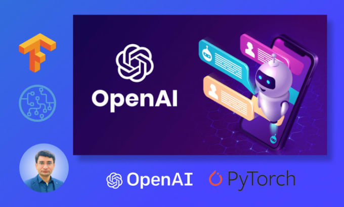 Gig Preview - Develop apps using openai chatgpt4, ml, tenserflow, pytorch