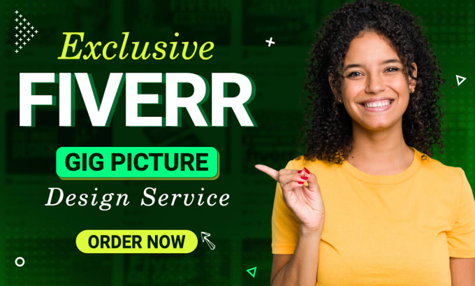 Gig Preview - Design a clickable fiverr gig picture and gig image