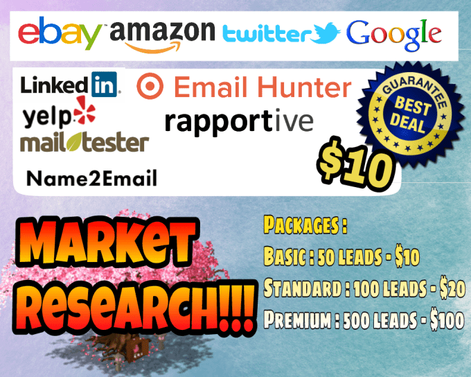 Bestseller - do deep internet or market research for your company