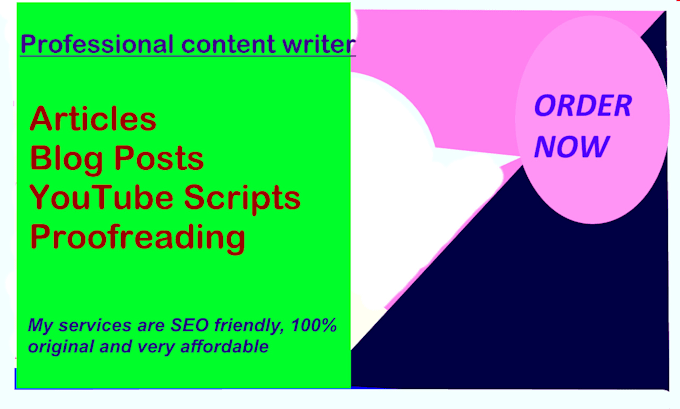 Bestseller - write SEO friendly articles, blog posts and youtube scripts