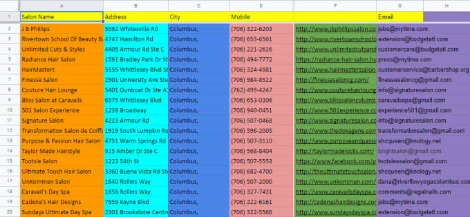 Gig Preview - Do lead generation, research, email, based on your target