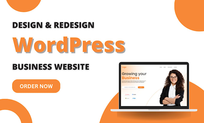 Gig Preview - Design a professional wordpress website for your business