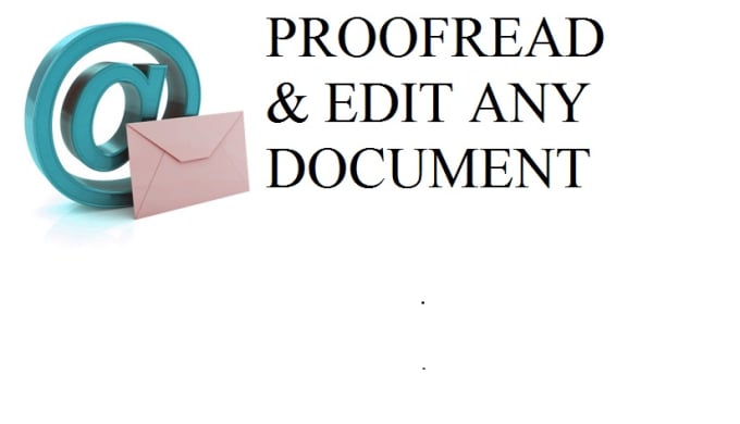 How to Edit or Proofread Document or a