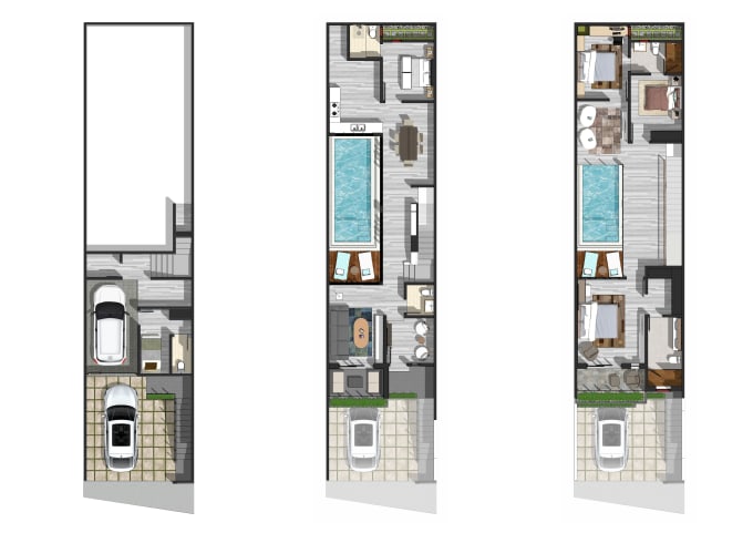 Gig Preview - Create realistic 2d floor plan for real estate marketing