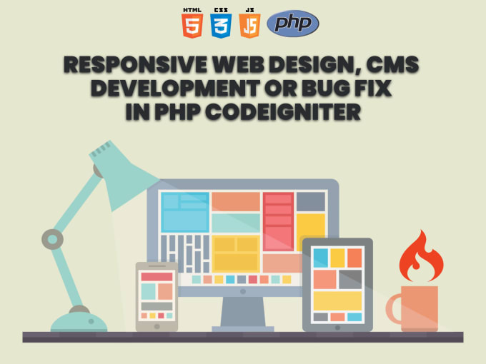 Bestseller - do responsive website design, cms development, or bug fix in php codeigniter