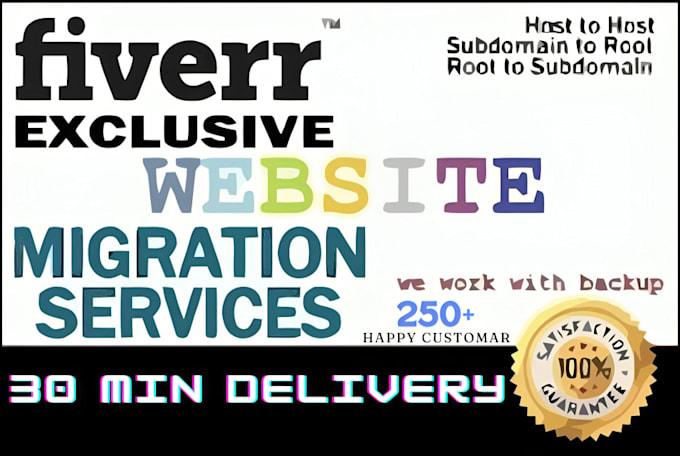 Gig Preview - Move, migrate, transfer wordpress or any other website to the new hosting