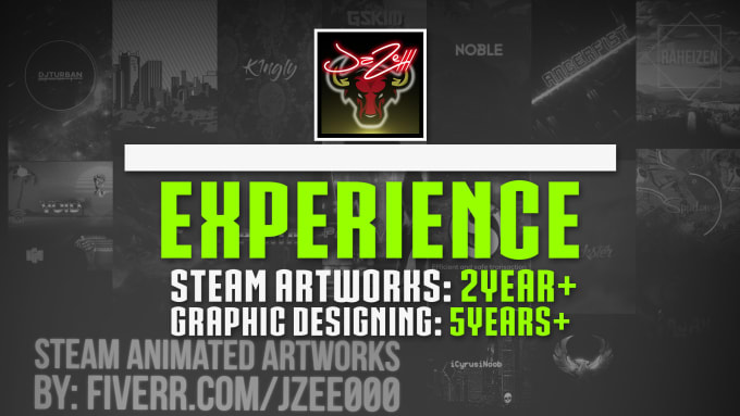 Bestseller - create animated steam profile artwork and design